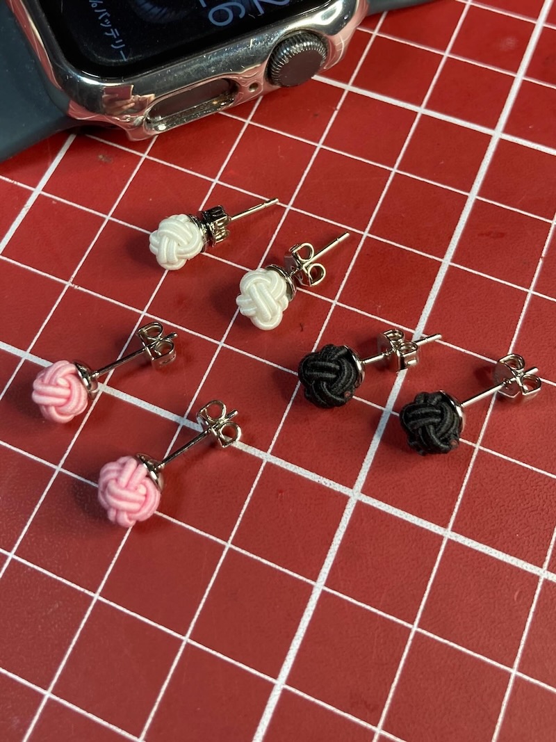 【新作製作中】水引のピアス