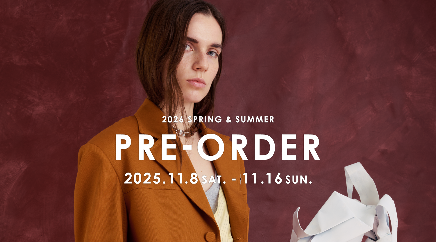 2026SS PRE-ORDER FAIR / プレオーダーフェア