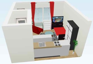 空間を区切るレイアウトテクニック