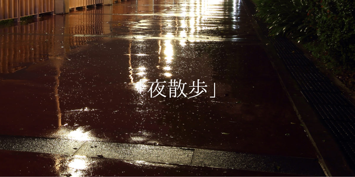 「夜散歩」