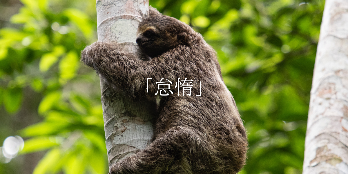 「怠惰」