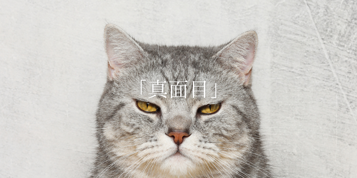 「真面目」
