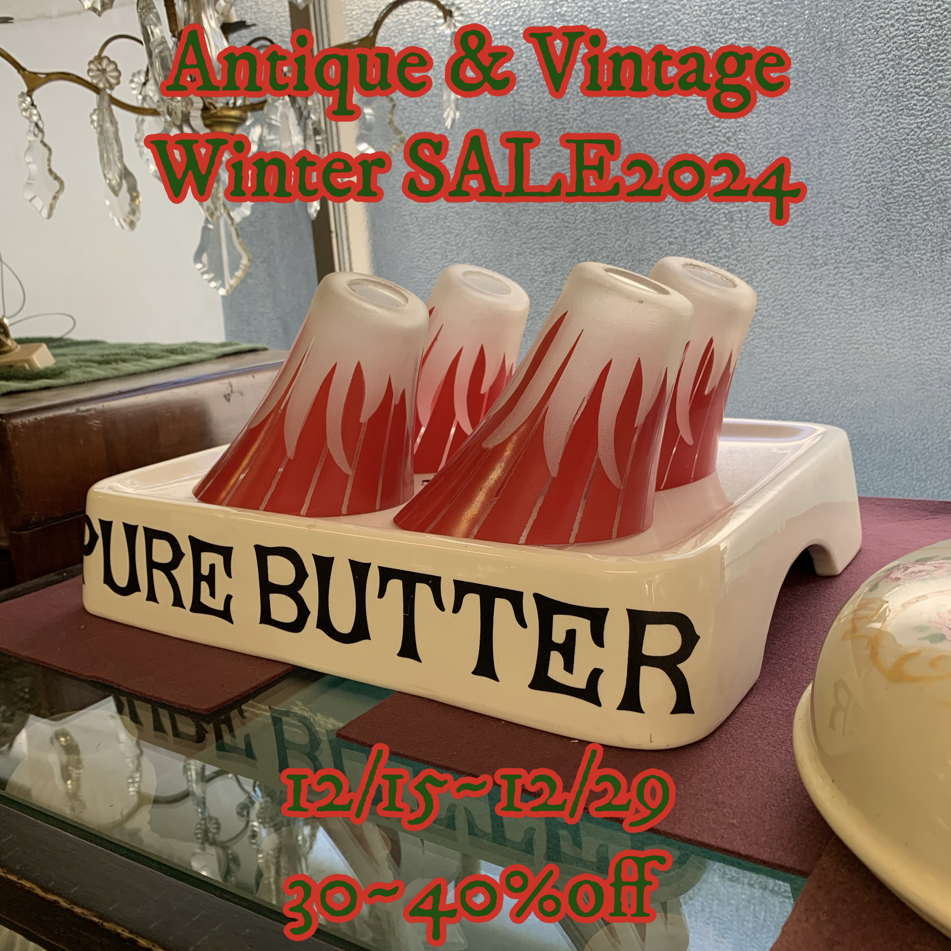 Antique & Vintage Winter SALE 2024　開催！