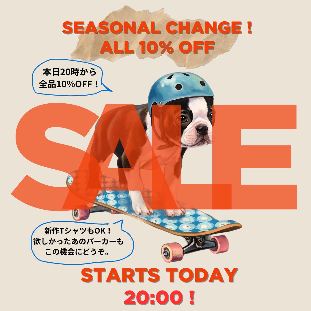 【4日間限定！2/25 20時開始！全品10%OFFセール！】