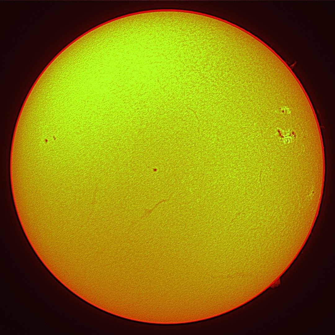 2025年4月12日の太陽