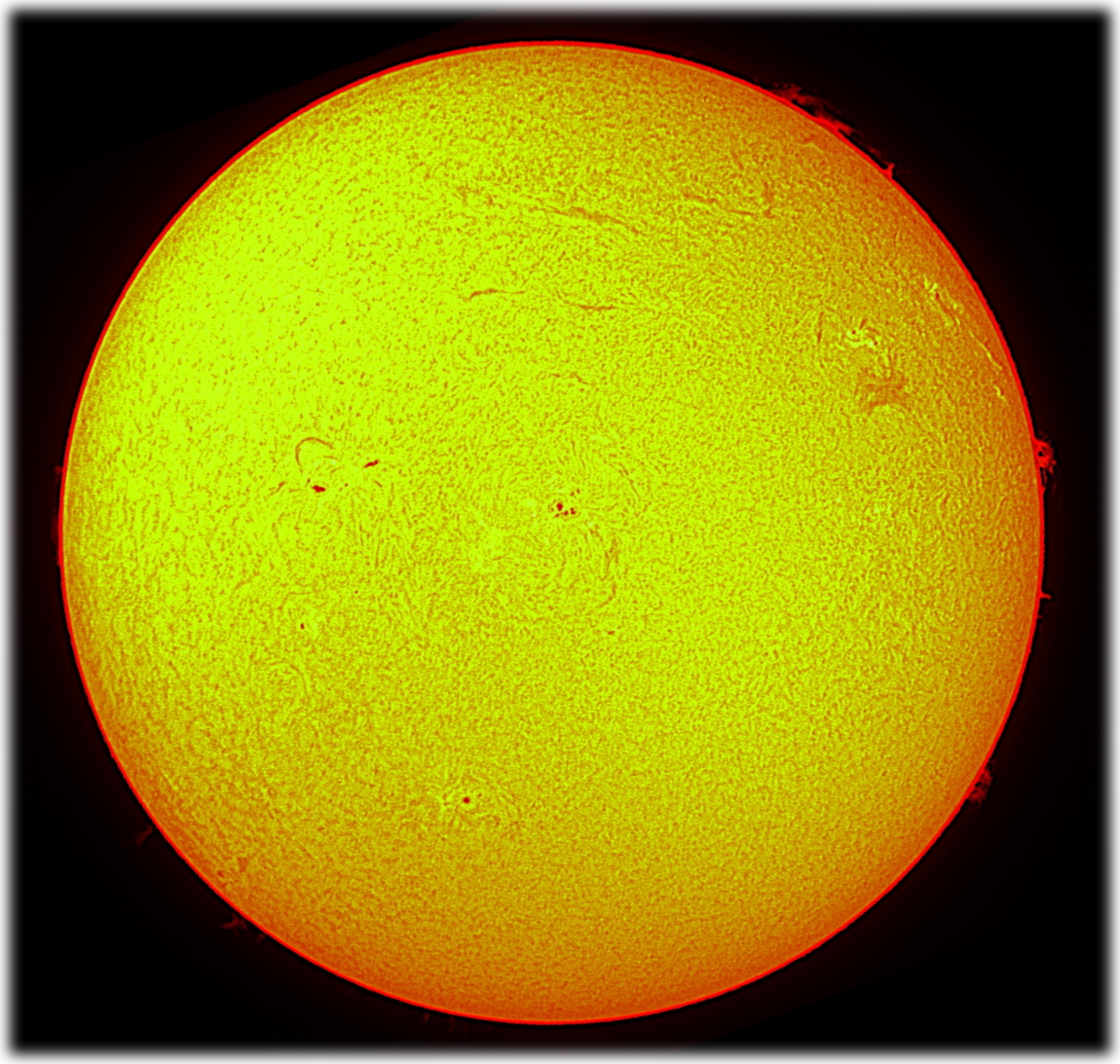 2025年4月21日の太陽
