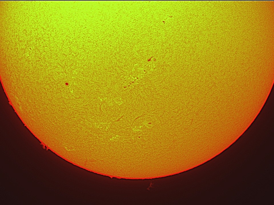 2025年4月6日の太陽