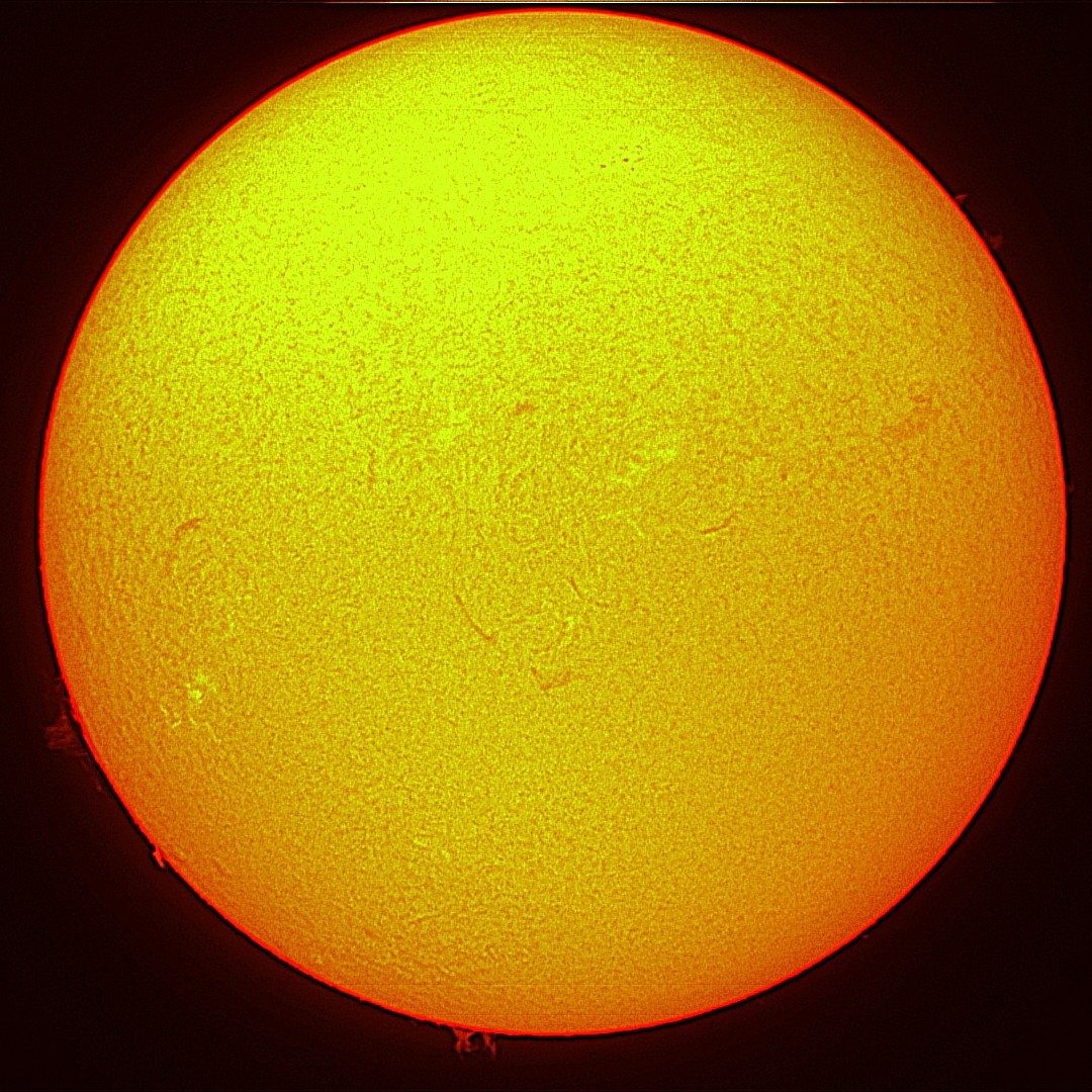 2025年3月27日の太陽