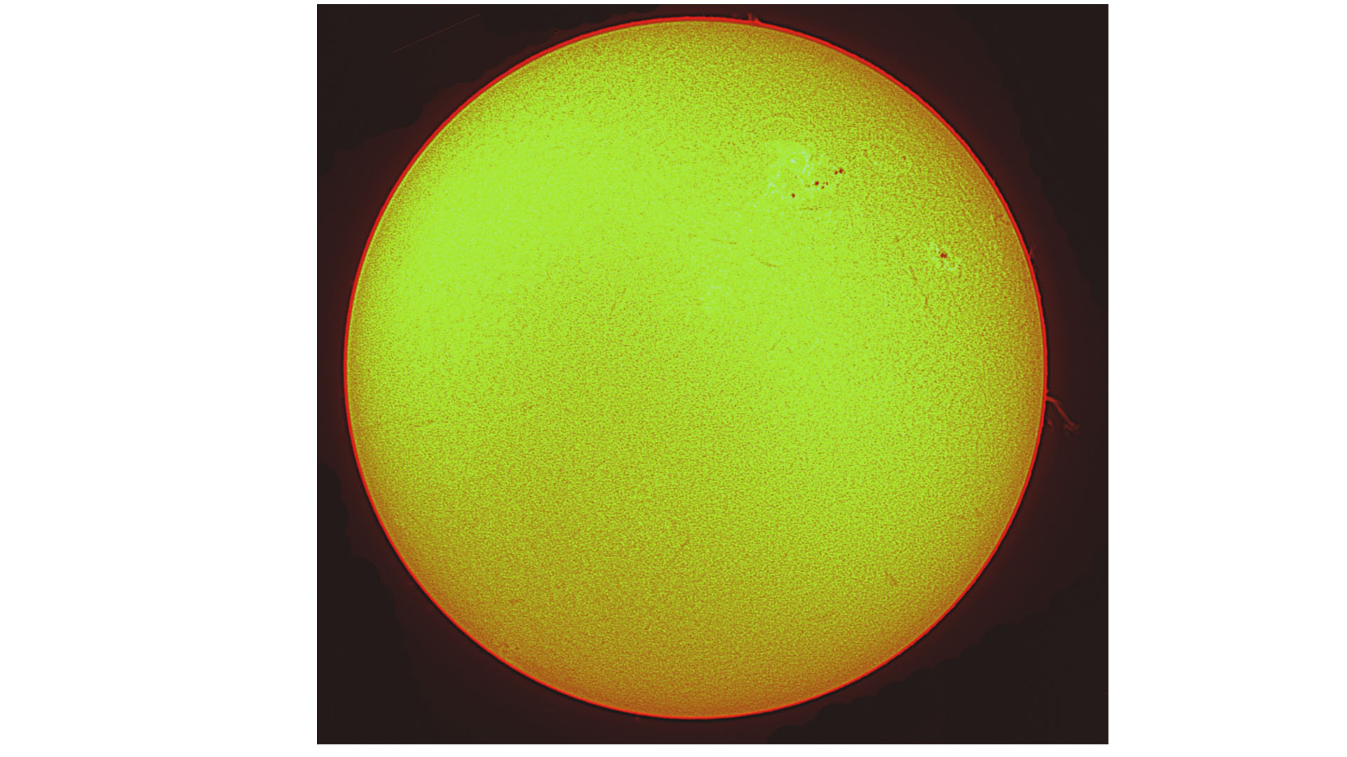2025年6月4日の太陽