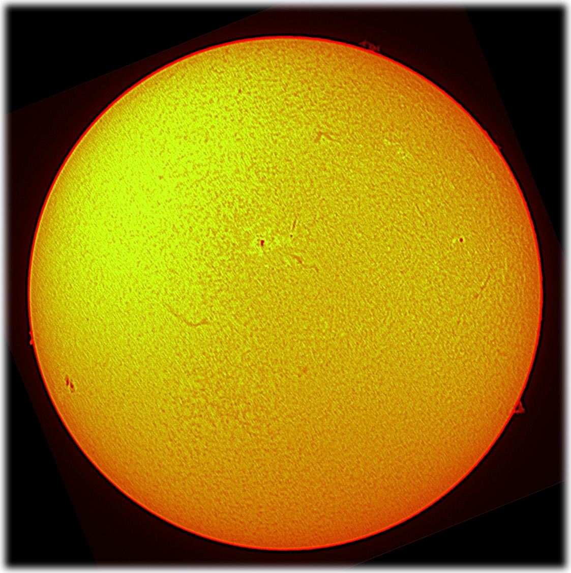 2025年4月16日の太陽