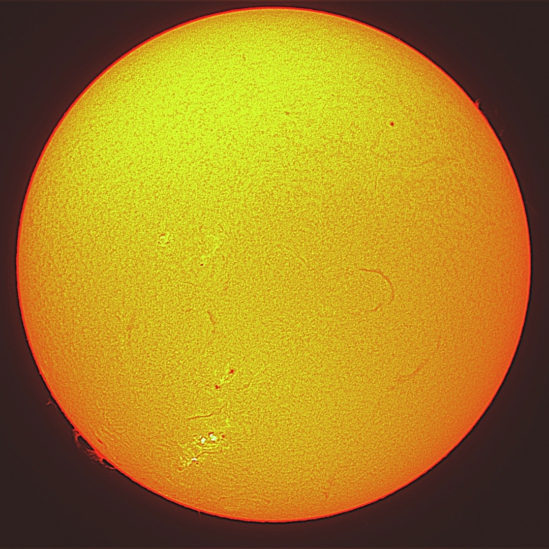 2025年4月9日の太陽