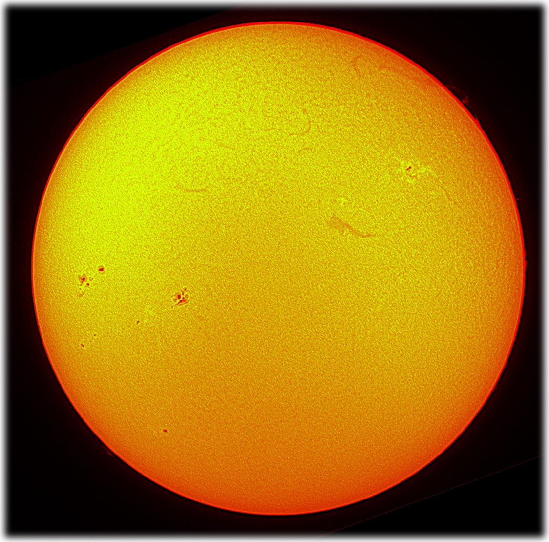 2025年4月19日の太陽