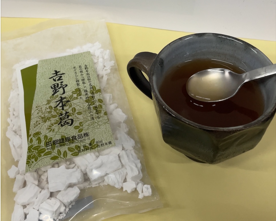 寒い日は、葛湯で体の中からポカポカ