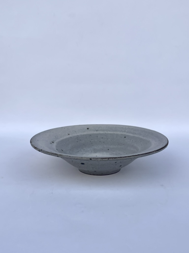 武曽健一（花虎窯） リム小鉢｜粉引