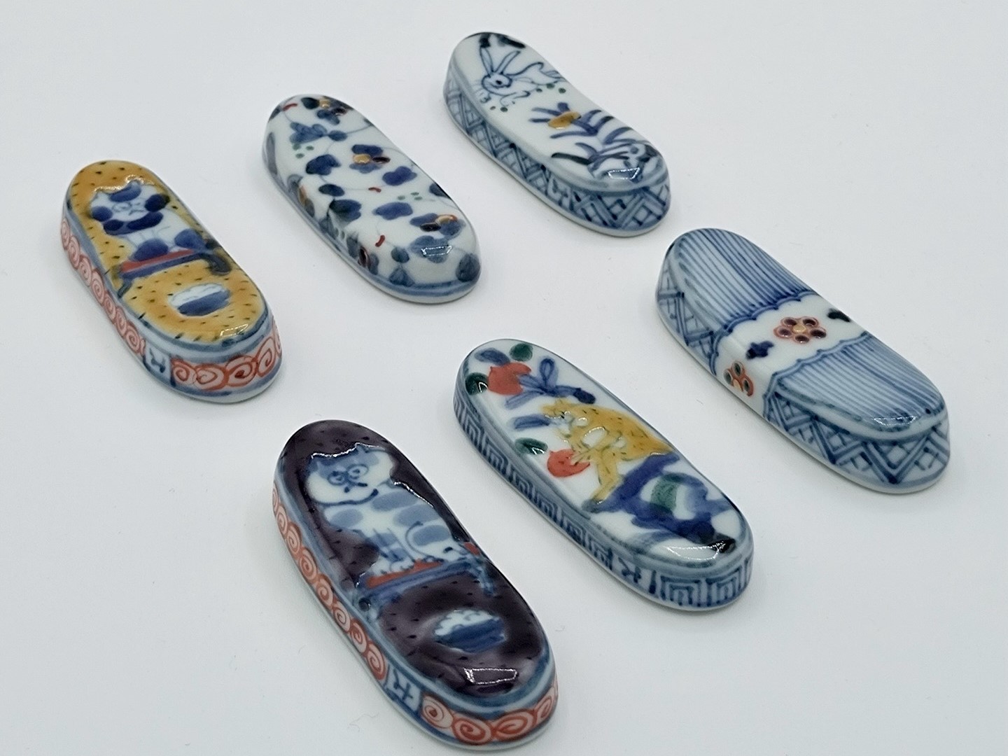 箸置き　九谷焼 中荒江道子