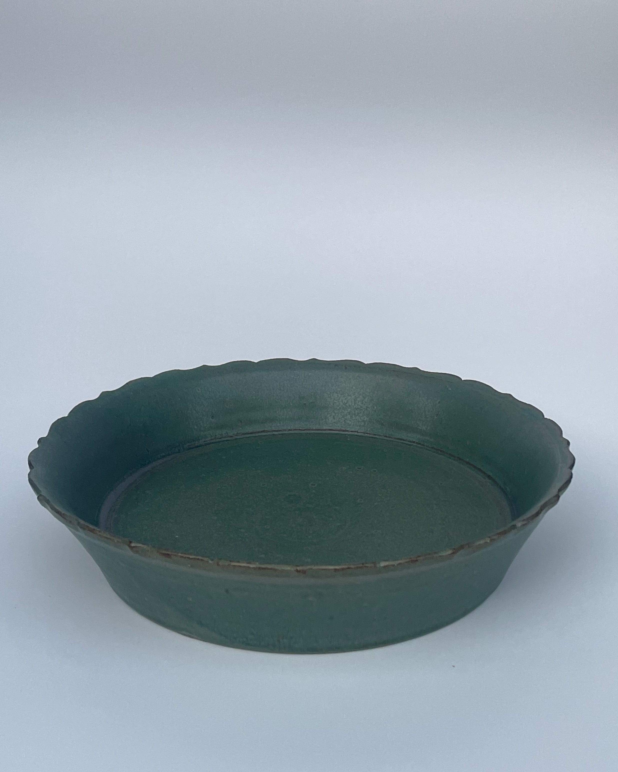 服部泰美（泰陶房） 輪花銅鑼鉢