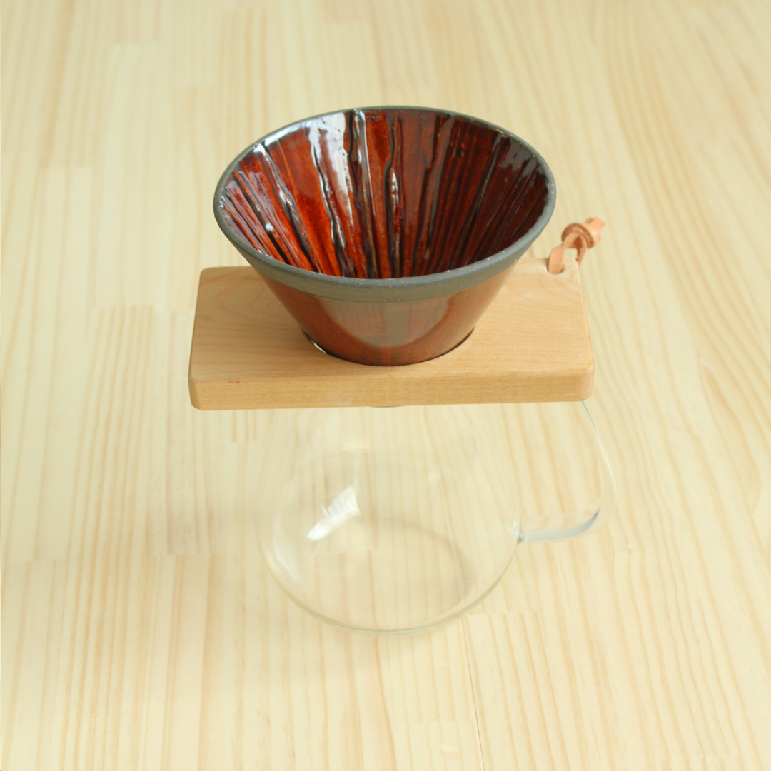 木×陶のコラボ コーヒードリッパー改