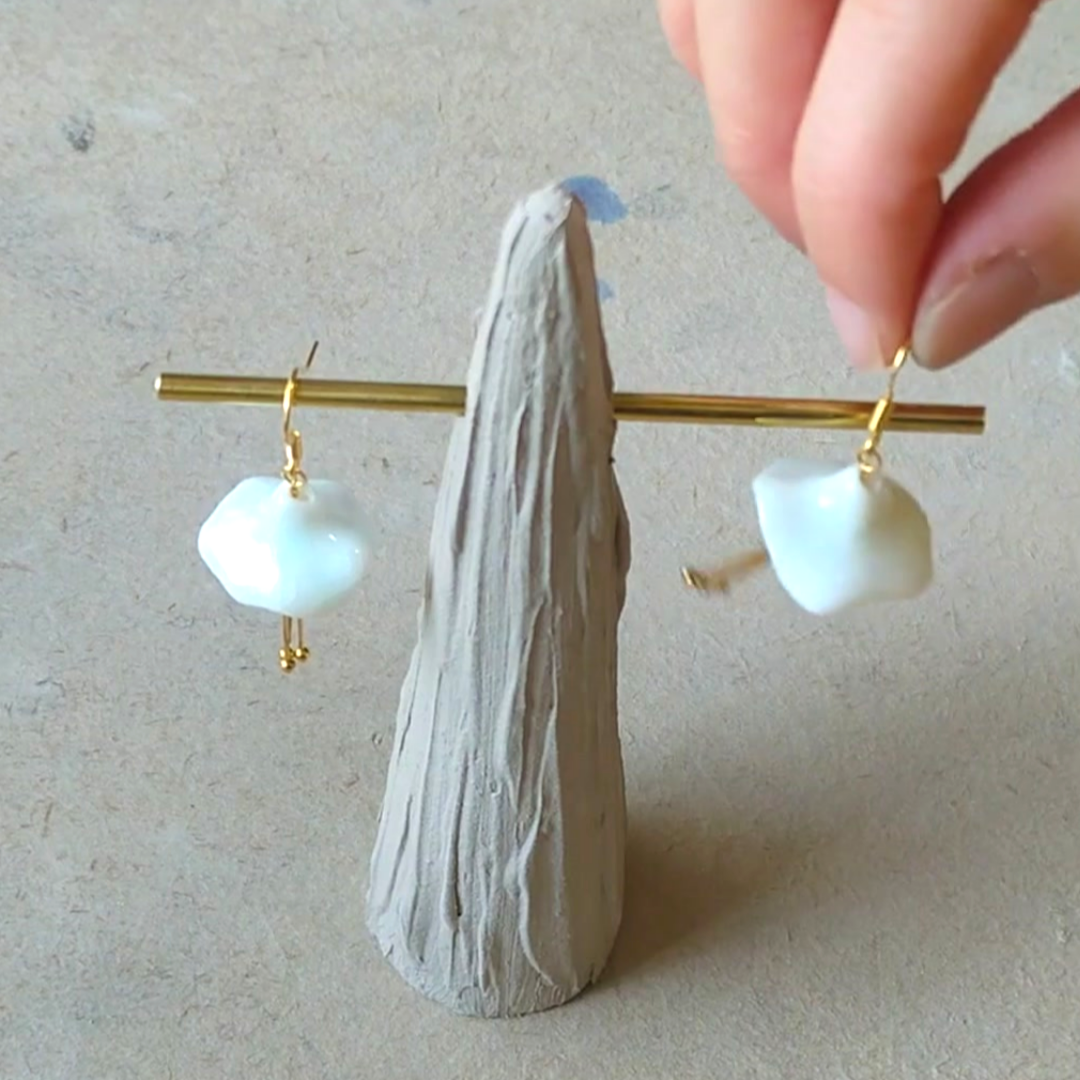 アクセサリースタンド　制作途中
