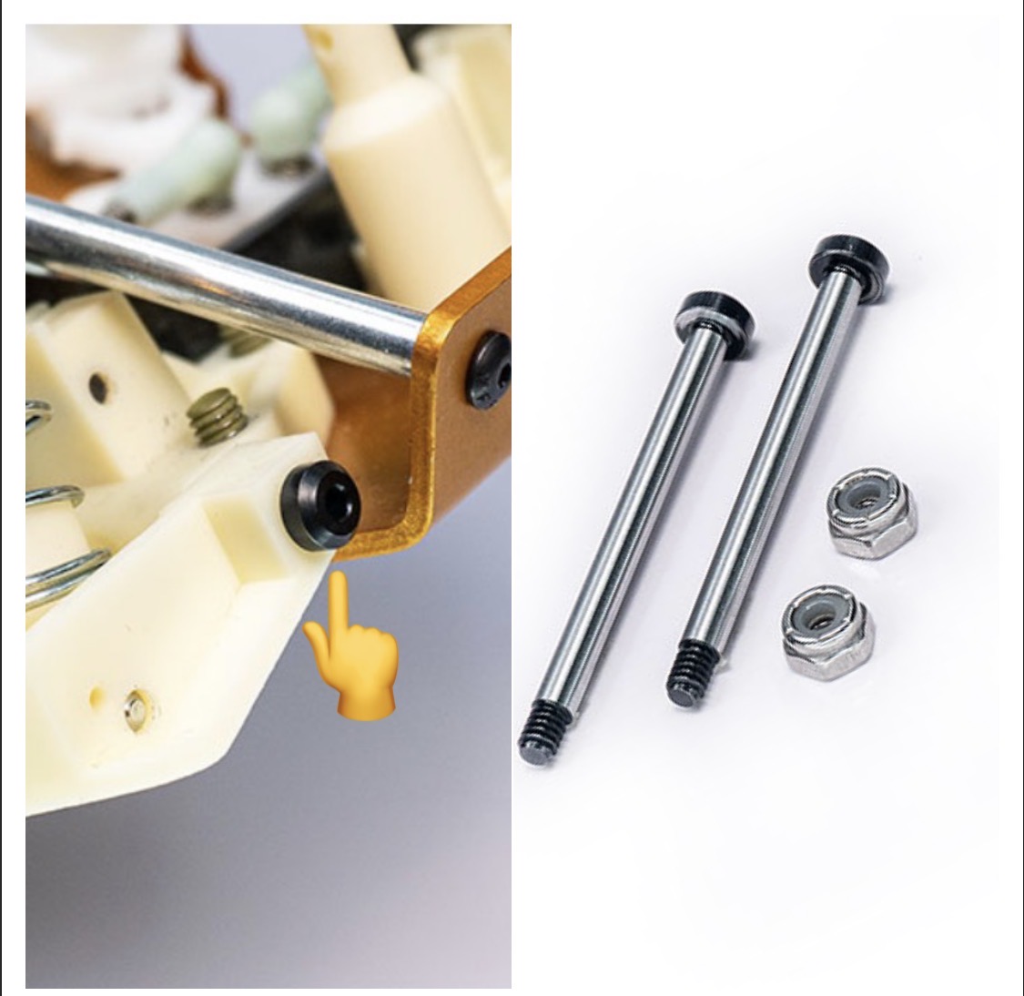 RICKSIDE DESIGN RC10クラシックのサスピン