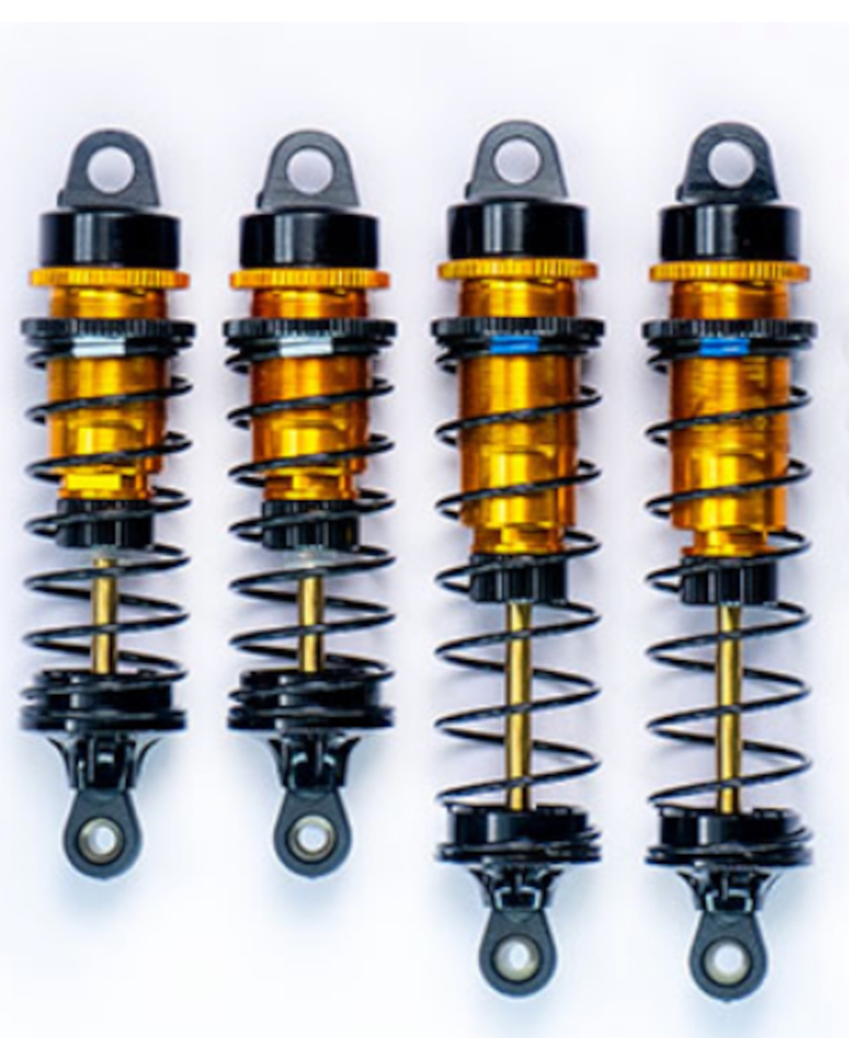 RC10クラシック用 ビッグボア 12mm ゴールド