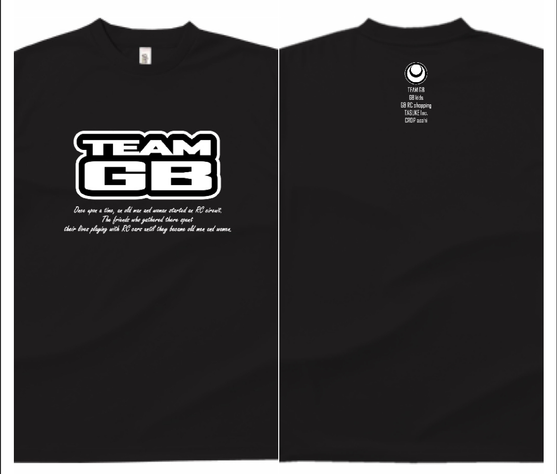 TEAM-GBオリジナルTシャツ！キャップも！