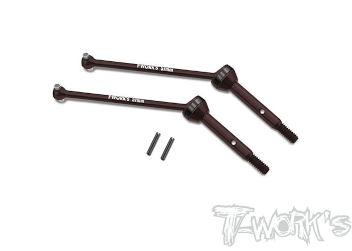 T-Work's　C-RC10-4WD-R　スチール製リヤCVDセット+2mm