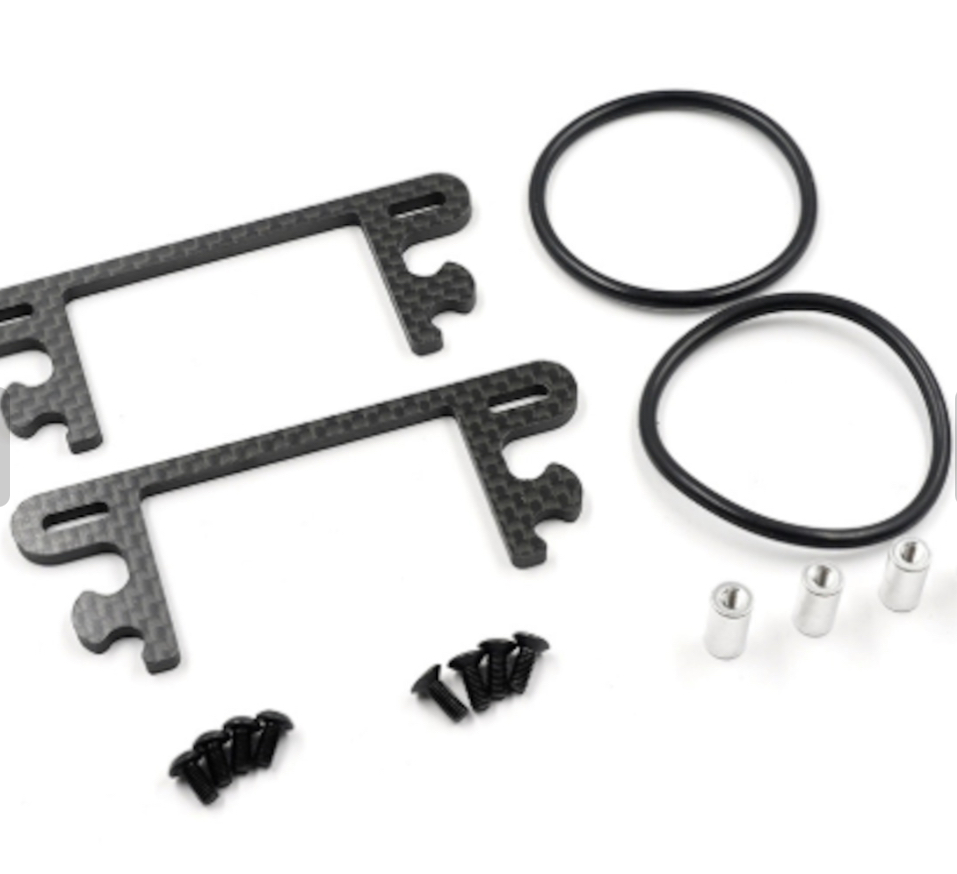 RICKSIDE DESIGN RC10クラシック用 カーボンバッテリーホルダー