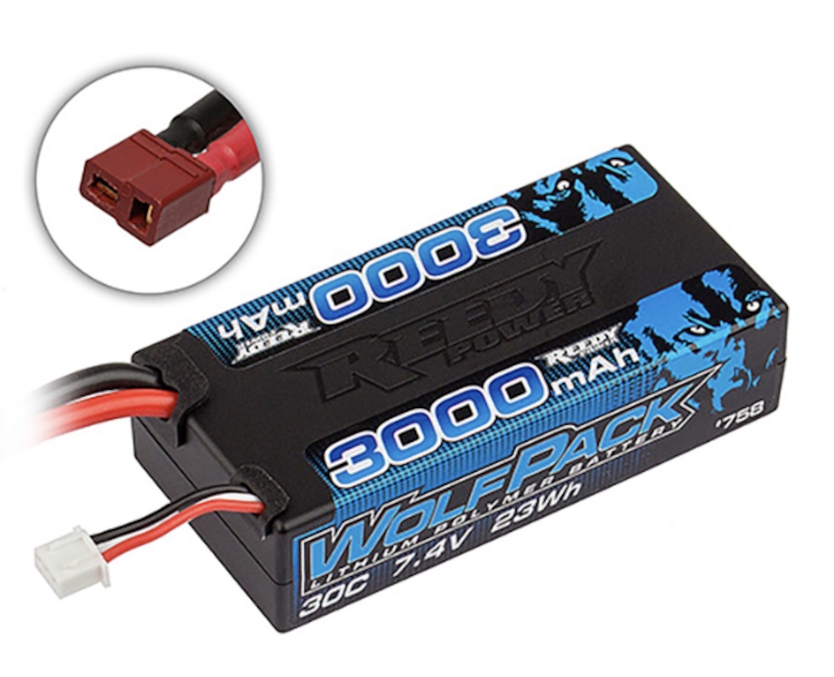 RE758　REEDY WOLFパックLiPo 3000mAh 30C 7.4V