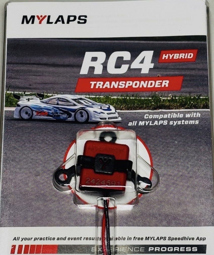 MYLAPS 取扱開始!10R078 RC4 ハイブリットトランスポンダー