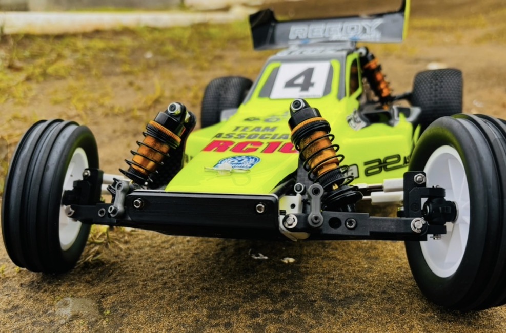RICKSIDE DESIGN RC10ビッグボア 12mm ゴールド ショックセット