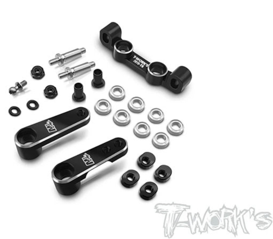 アソシB7/B7Dアルミ製アジャスタブルステアリングラックセット