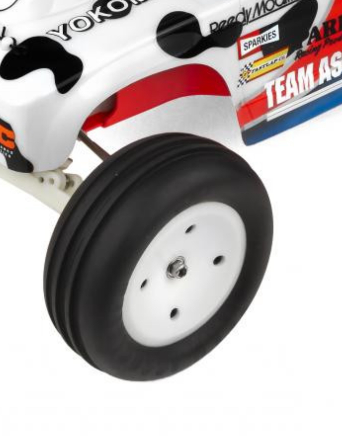 RC10Tの前後タイヤホイール スタジアムトラック