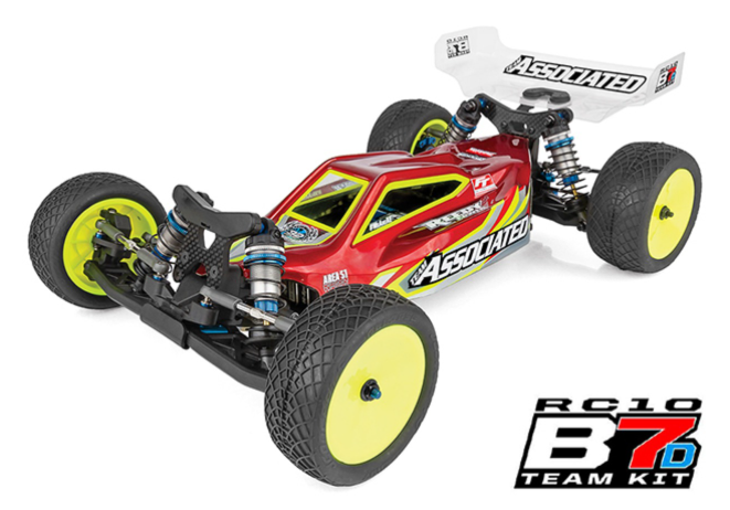 土路面で威力を発揮　AS90042　RC10B7D Team Kit　B7D　即納