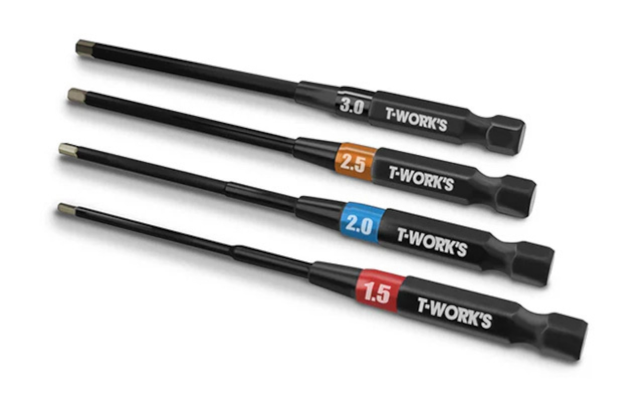 T-Work's 電動ドライバー用ツールセットV2【1.5/2.0/2.5/3.0mm】