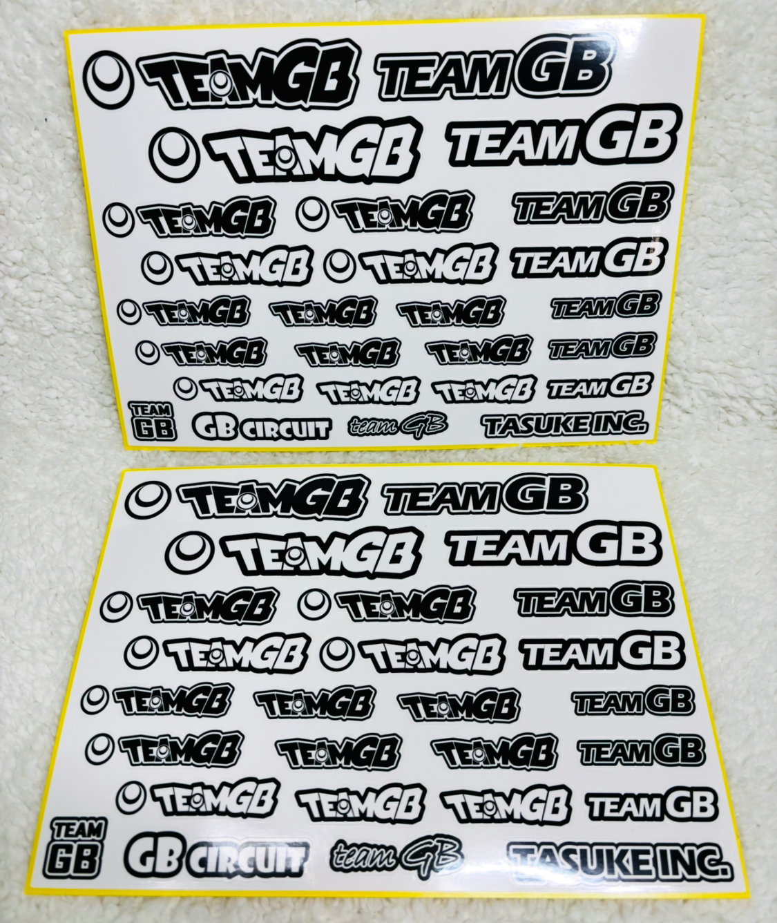 TEAM-GB チームステッカー販売開始！