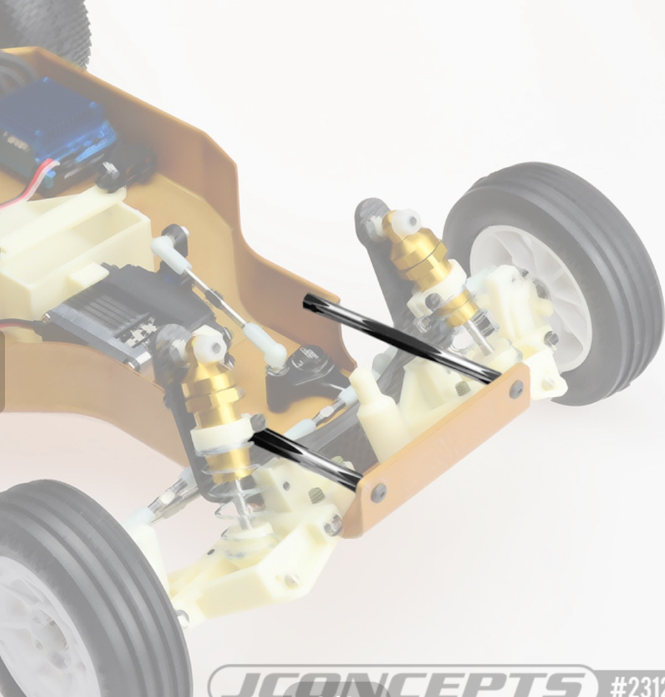 ダイヤモンドノーズブレースチューブ・ブラック【RC10】