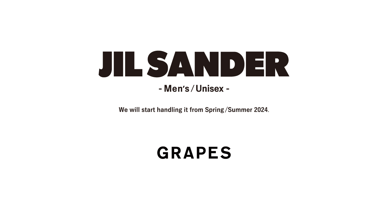 2024.01.17 / JIL SANDER取り扱い開始