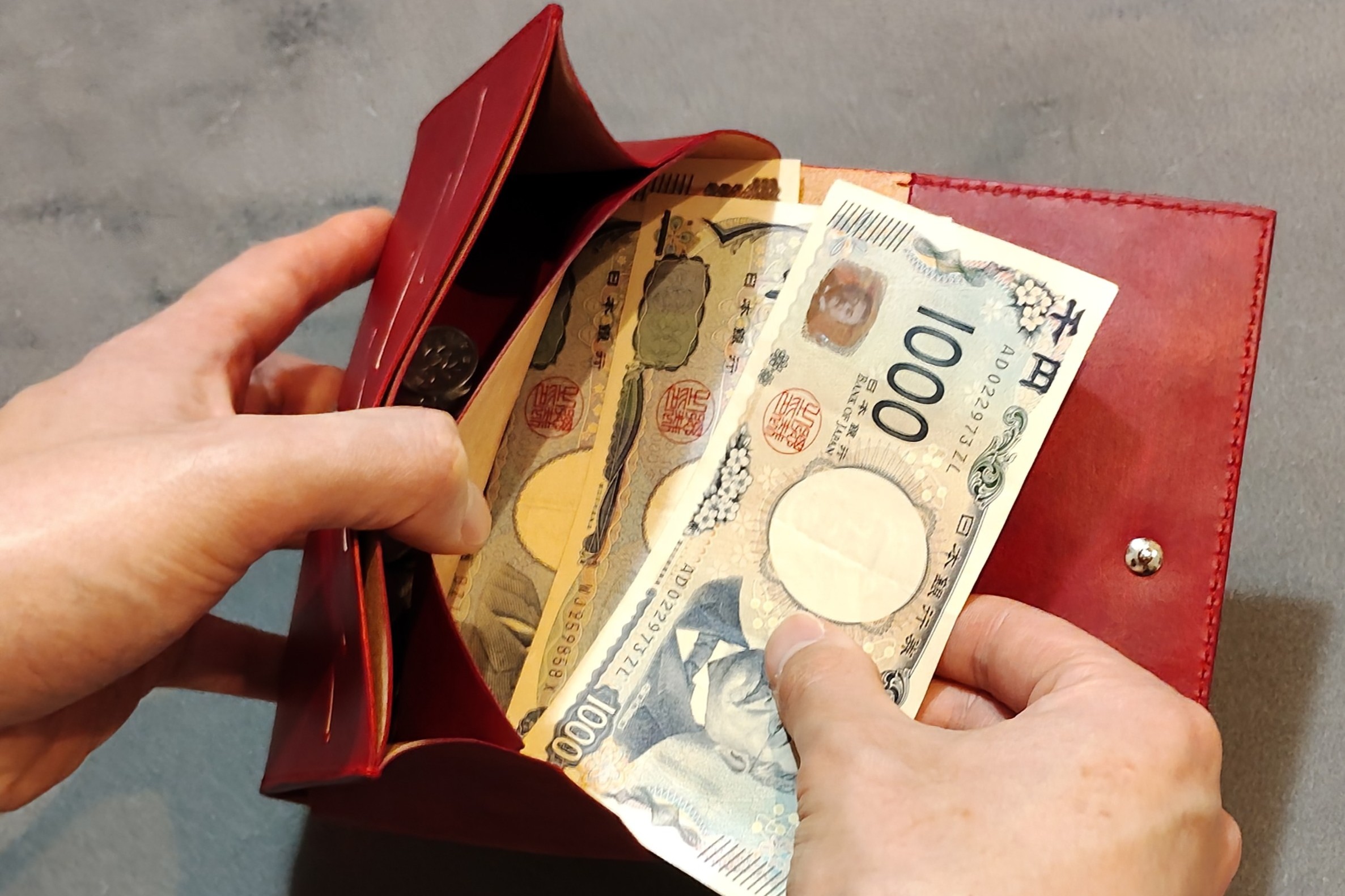 NON 革製品使い方ガイド ①札入れ