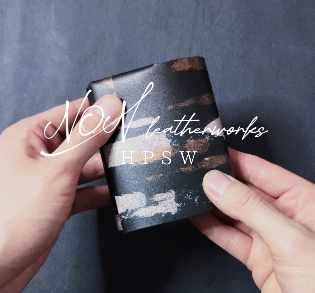 HPSW-　ハンドペイント・コンパクト折財布