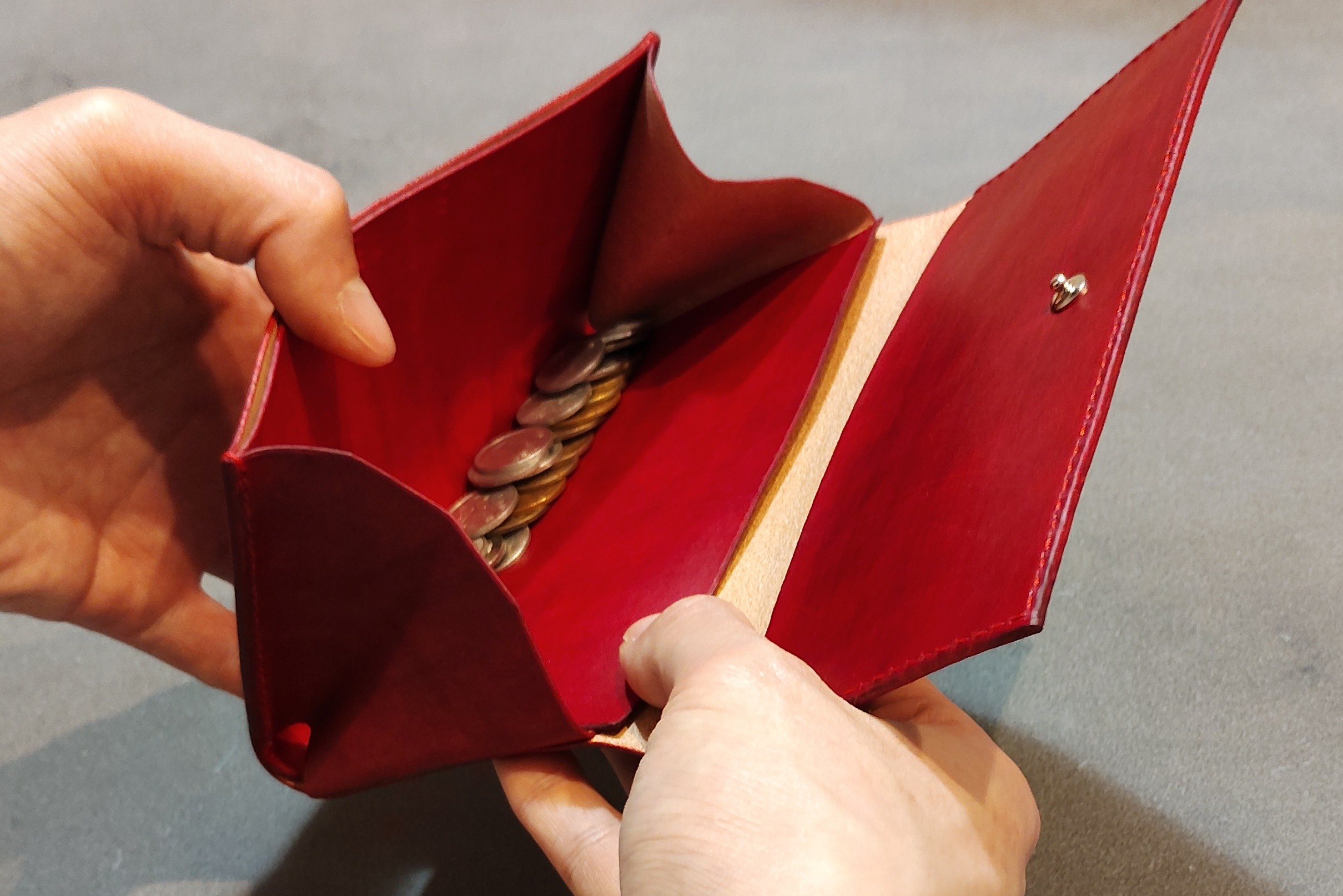 NON 革製品使い方ガイド ③小銭入れ
