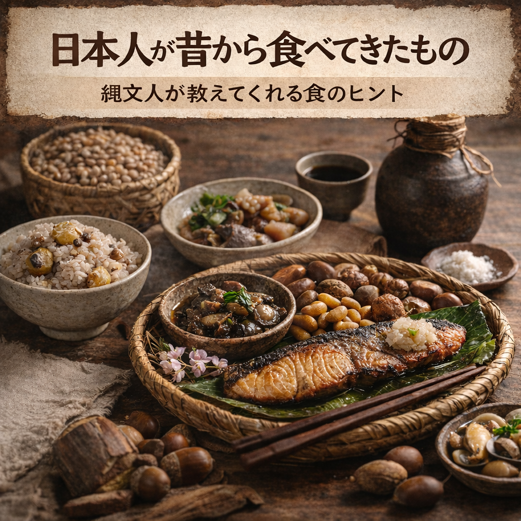 日本人が昔から食べてきたもの｜縄文人が教えてくれる食のヒント