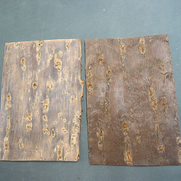 山桜の樹皮で作る名刺入れ・・②