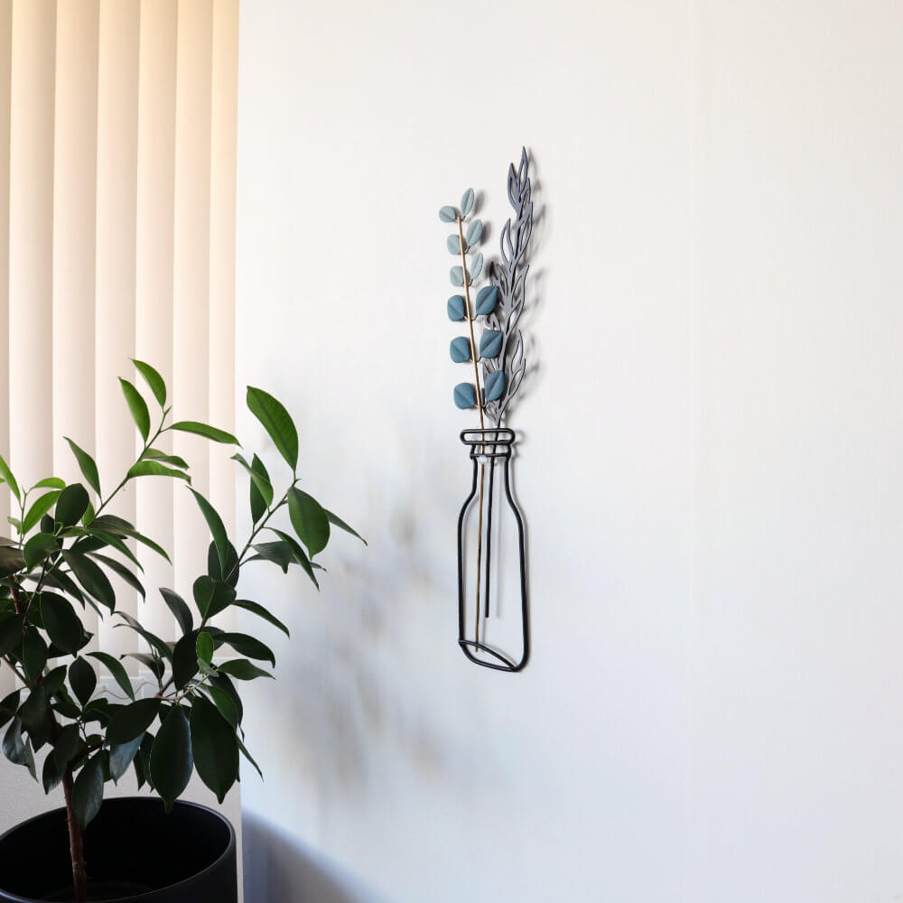 【白壁 黒アイアン 壁飾り】壁掛けインテリアで整う理由|北欧ウォールアート/ウォールデコ北欧の選び方