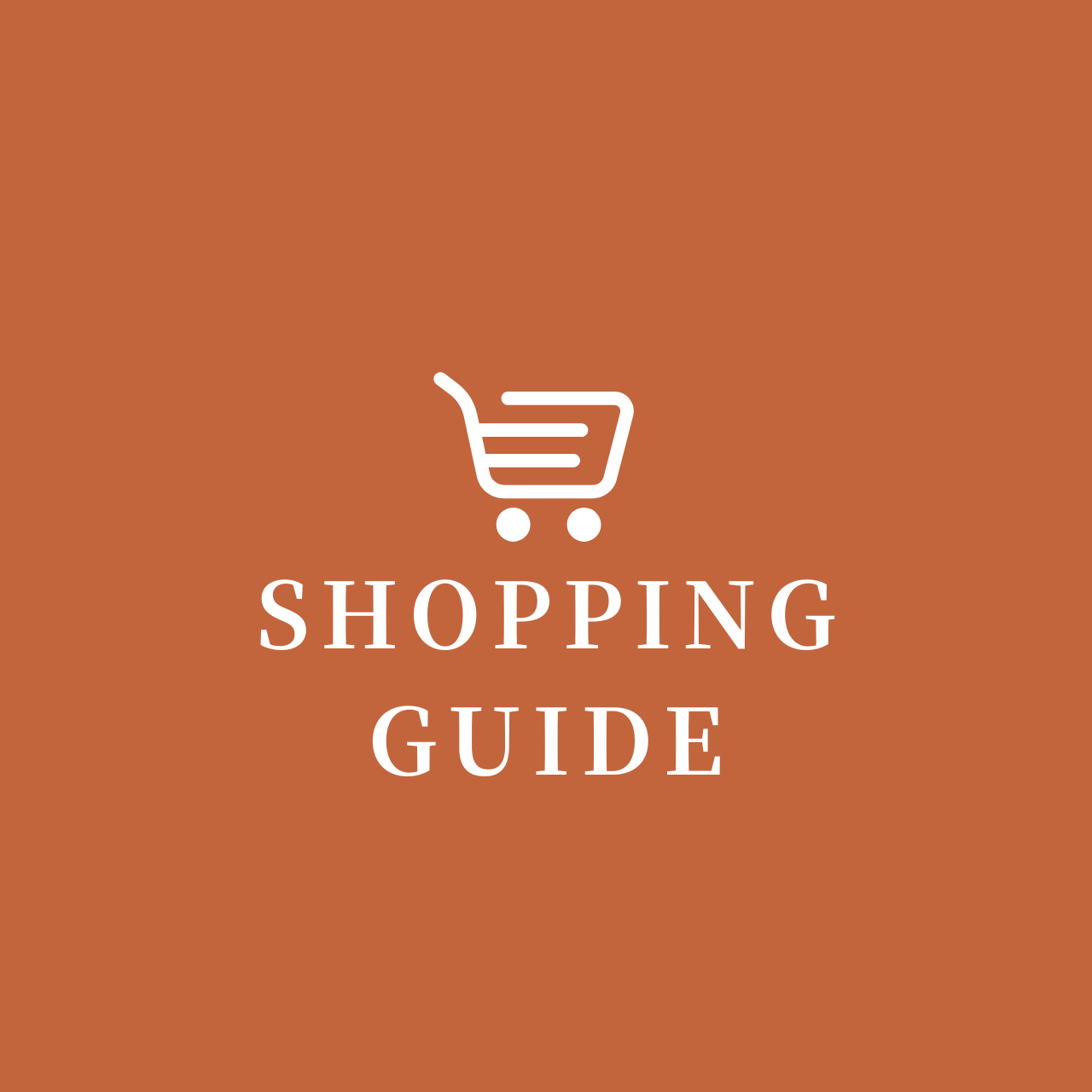 shopping guide（ご購入前に必ずご一読ください）