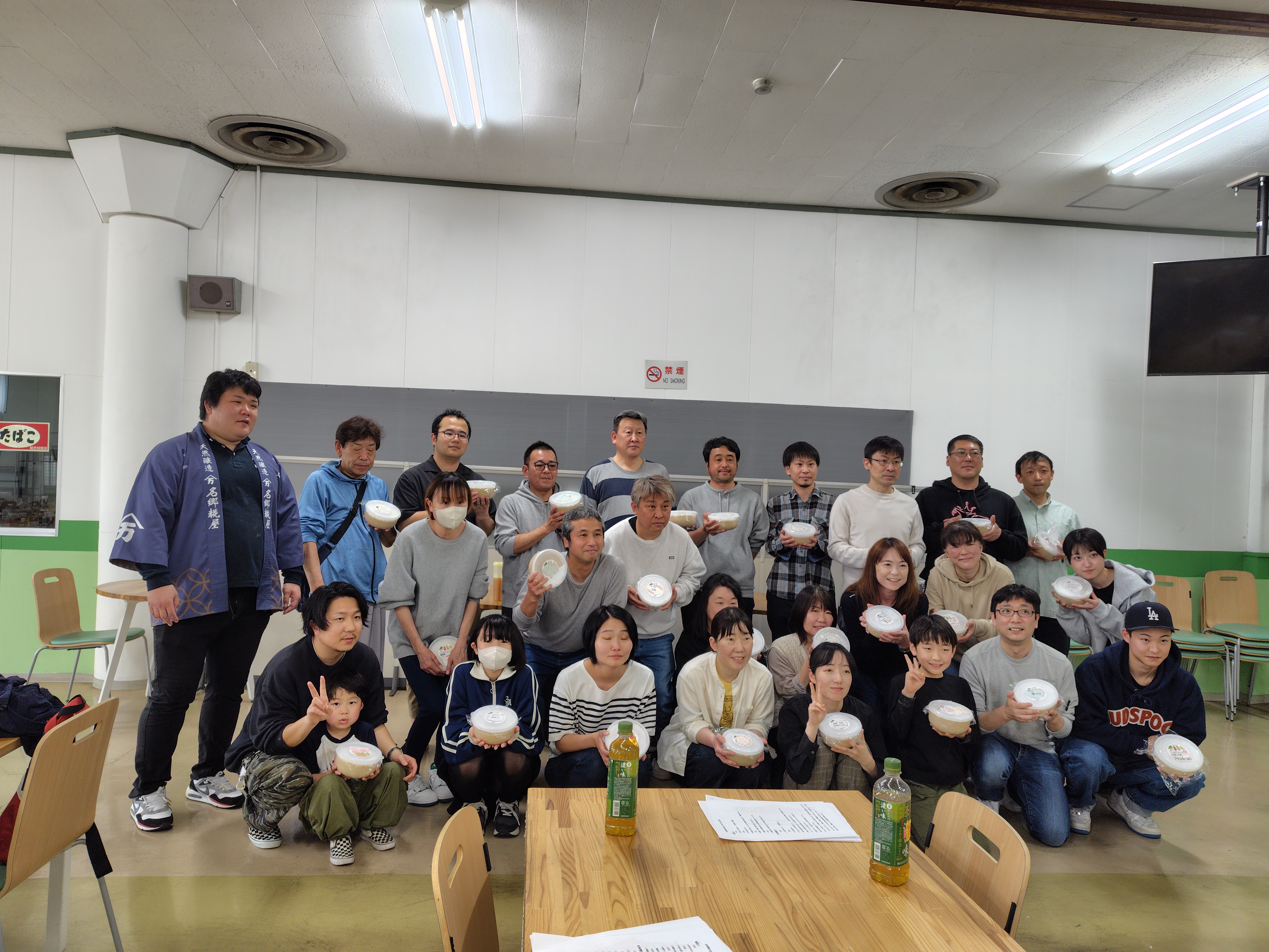 日東紡績福島工場味噌づくり教室