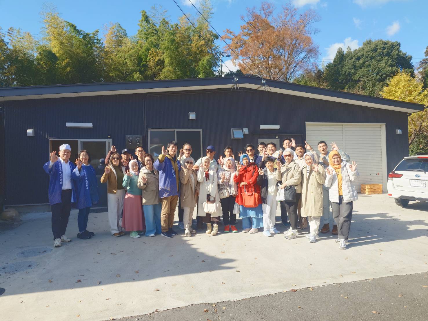 名郷糀屋にインドネシアの方が来てくれました！