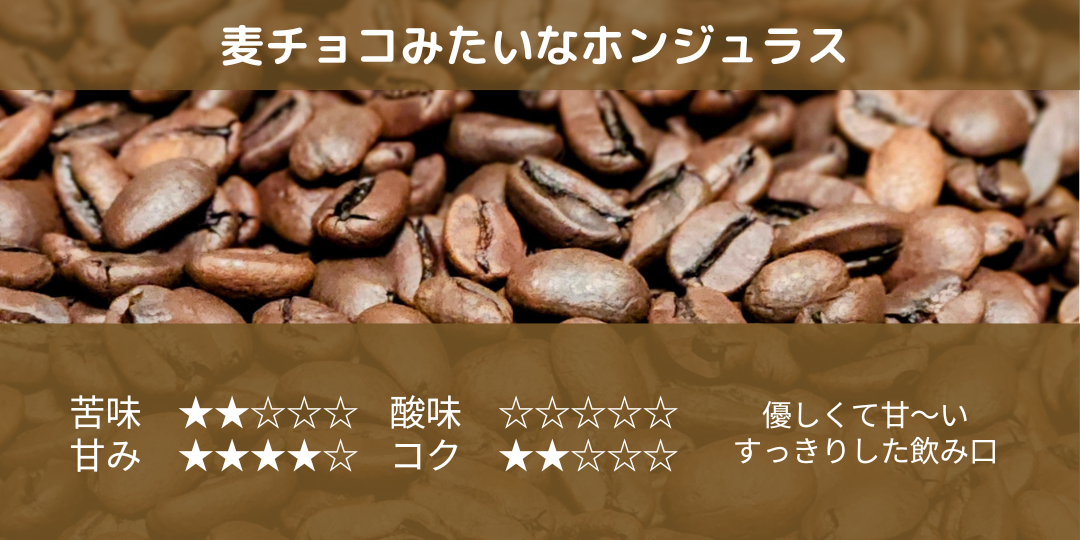 新商品 【麦チョコみたいなホンジュラス】のご紹介