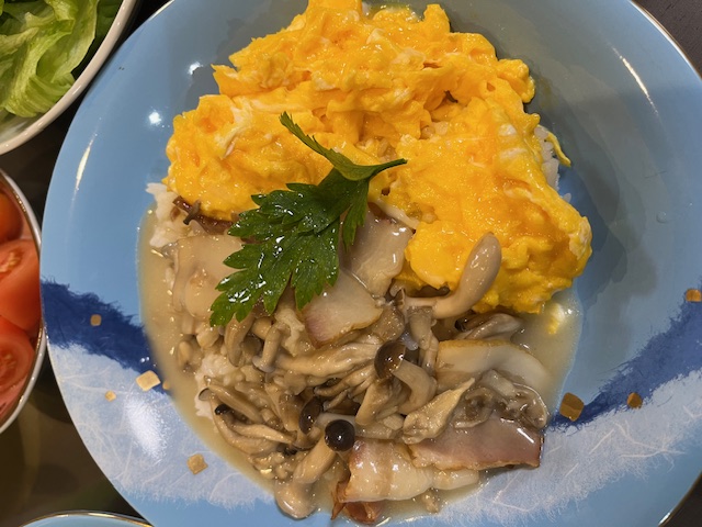 トリュフ茸のオムライス