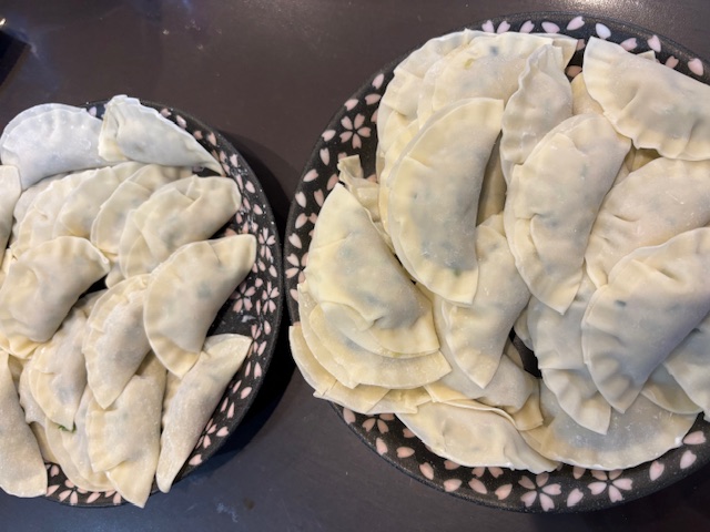 久々の餃子パーティー