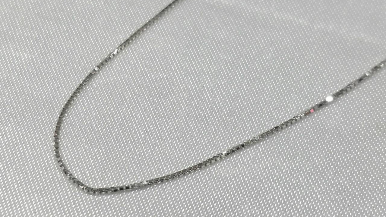 限定！超特価！K18WGベネチアンチェーン